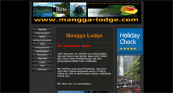 Desktop Screenshot of mangga-lodge.com