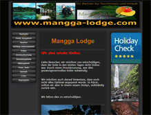Tablet Screenshot of mangga-lodge.com